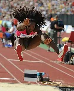 Funmi Jimoh Rang elf mit 6,34&nbsp;m