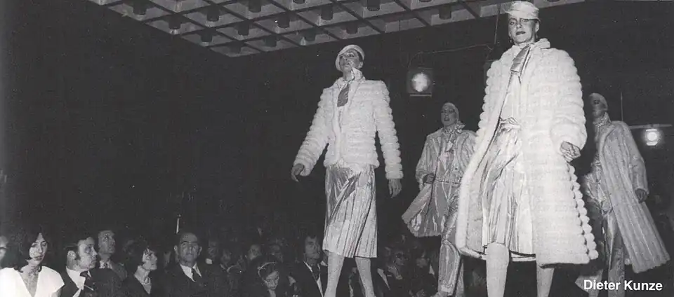 Auf dem Laufsteg: Pelzmodelle der Firma Dieter Kunze