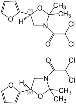 Strukturformel von (±)-Furilazole