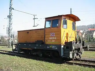 Lokomotive 312 211 des ehemaligen Bw Eisenach (2003, Eisenach)