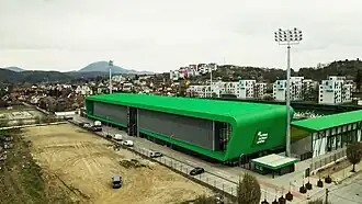 Die Futbal Tatran Aréna im Mai 2025