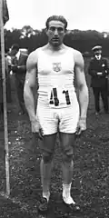 Géo&nbsp;André aus Frankreich – hier im Jahr 1914 – dritter&nbsp;Smedaillengewinnerilber