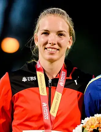 Géraldine Ruckstuhl wurde&nbsp;Neunte