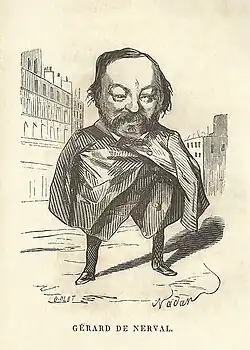 Gérard de Nerval, Binettes contemporaines 1854
