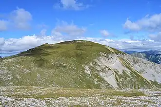 Blick vom Grieskogel auf die sanfte Südseite des Gößecks