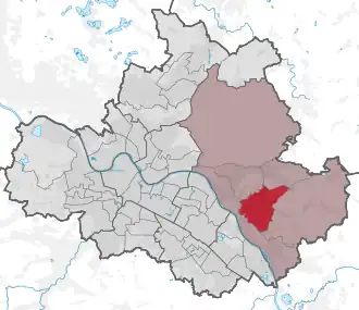 Lage des statistischen Stadtteils Gönnsdorf/Pappritz in Dresden