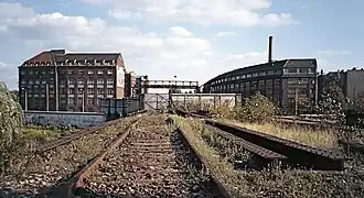 Tor und Beschaubrücke der Görlitzer Bahn, 1986