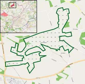 Übersichtskarte des Naturschutzgebiets