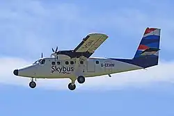 Eine de Havilland Canada DHC-6 der Isles of Scilly Skybus