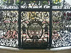 Mittelteil des Chorgitters von Zacharias Georgi