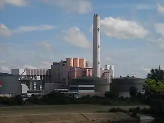 Gemeinschaftskraft-werk Schweinfurt (GKS) am Hafen