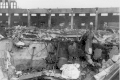 Zerstörte Hallen, September 1943