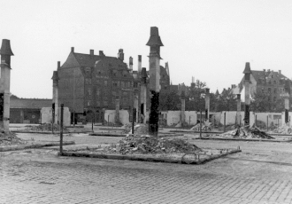 Ruinen des ehemaligen Gärtner-Großmarkts