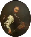 Giuseppe Maria Crespi: Der Pandurina-Spieler, Musée des Beaux-Arts, Strasbourg