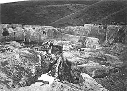 Goldabbau in Gabriel’s Gully, um 1875
