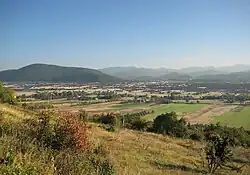 Das Gacko Polje in Kroatien, eine landwirtschaftlich intensiv genutzte Region