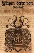 Wappen in „Holsteinische Chronica“ von Andreas Engel 1597