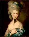 Thomas Gainsborough: Dame in Blau, um 1780