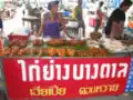 Gai Yang auf dem Alten Markt von Don Wai, Nakhon Pathom