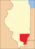 Das Gallatin County zwischen 1812 und 1815