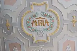 Stuckmedaillon Maria