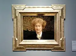 7. Bilderrahmen mit doppelt angesetzten Ohren, Lawrence Alma-Tadema, Porträt von Ignacy Jan Paderewski.