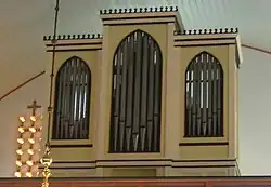 Die alte Orgel von Claus Jensen aus dem Jahr 1879