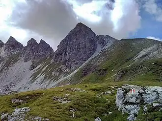 Blick auf das Gamsspitzl