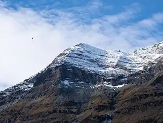 Blick von Zinal auf die Garde de Bordon.