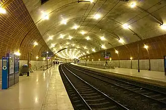 Unterirdische Bahnsteige (2015)