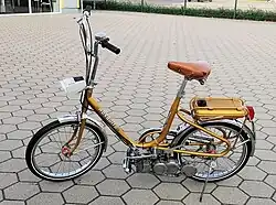 Garelli Super-Mosquito mit Hilfsmotor unter dem Tretlager (1968–1972)