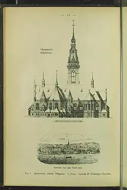 Choransicht (Stadtseite) Ansicht von der Stadt aus