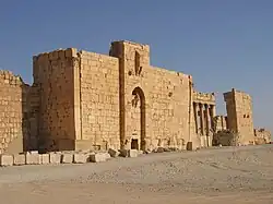 Teil der Außenmauer