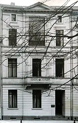 Goltsteinstraße Nr. 23 mit Atelier-Fenster, um 1900