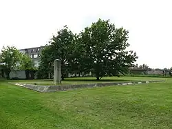 Gedenkstätte über Gräberfeld Alter Annenfriedhof (2012), 740 Luftkriegstote