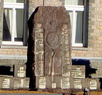 Gedenkstätte für die Opfer des 1. und 2. Weltkrieges