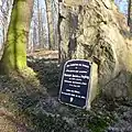 Gedenktafel von 1934 auf dem Mühlberg