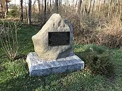 Gedenkstein zum Außenlager des KZ Dachau