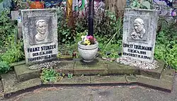 Franz Stenzer und Ernst Thälmann (1969) Berlin-Friedrichshain