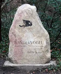 Gedenkstein im Stadtpark Steglitz