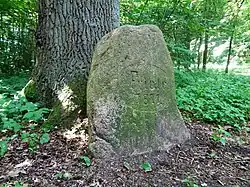 Gedenkstein an der Friedenseiche