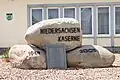 Gedenkstein an die ehemalige Kaserne