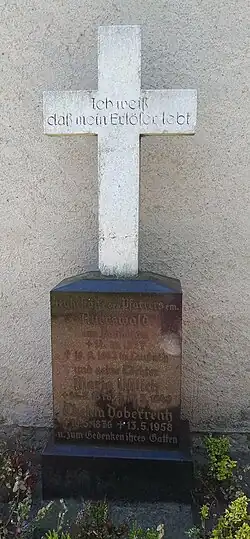 Gedenkstein für Oscar Theodor Auerswald von 1903