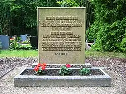 Gedenkstein für Zwangsarbeiter