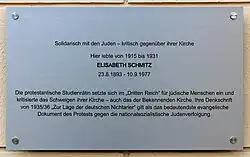 Gedenktafel, Auguststraße 82, Berlin-Mitte