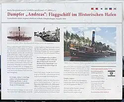 Gedenktafel für Schlepper Andreas