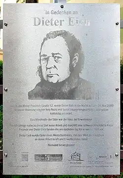 Dieter Eich, † 24. Mai 2002, Berlin-Buch