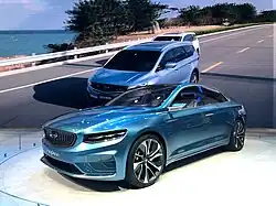 Geely Preface Concept auf der Shanghai Auto Show 2019