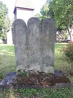 Gefallenendenkmal 2. Weltkrieg Helstorf Rückseite