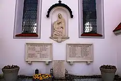 Gefallenendenkmal an der Pfarrkirche